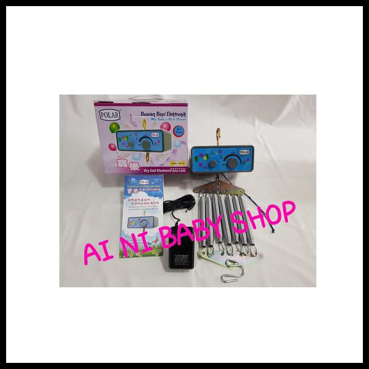 Produk Terlaris Ayunan Otomatis / Ayunan Elektrik Bayi Merk Polar Type Timer