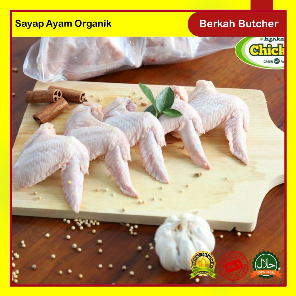 Sayap Ayam Organik - Berkah Butcher