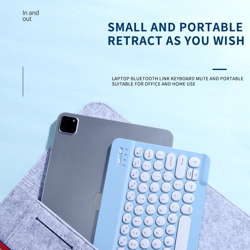 Goojodoq Wireless Keyboard Tablet Bluetooth keyboard For Android For IOS For Windows