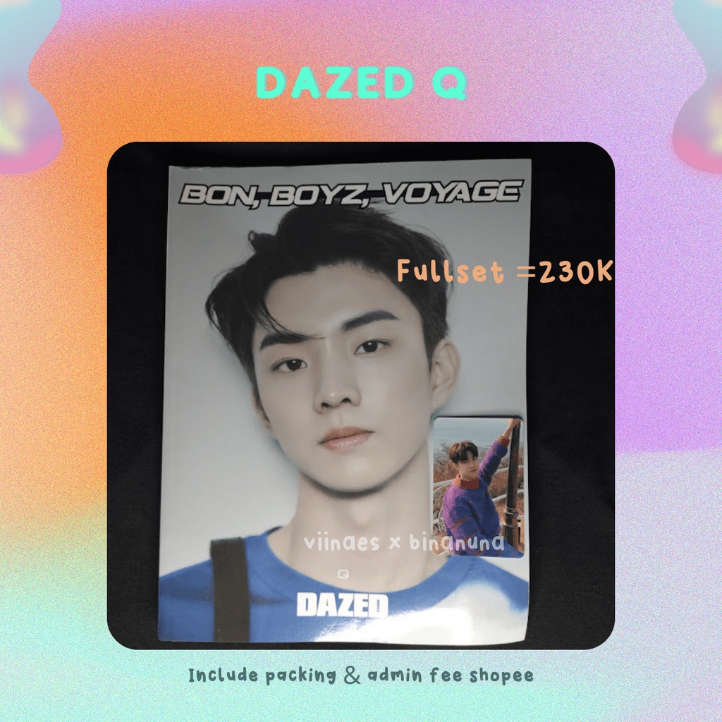 [ READY ] DAZED MAGAZINE - THE BOYZ Q FULLSET