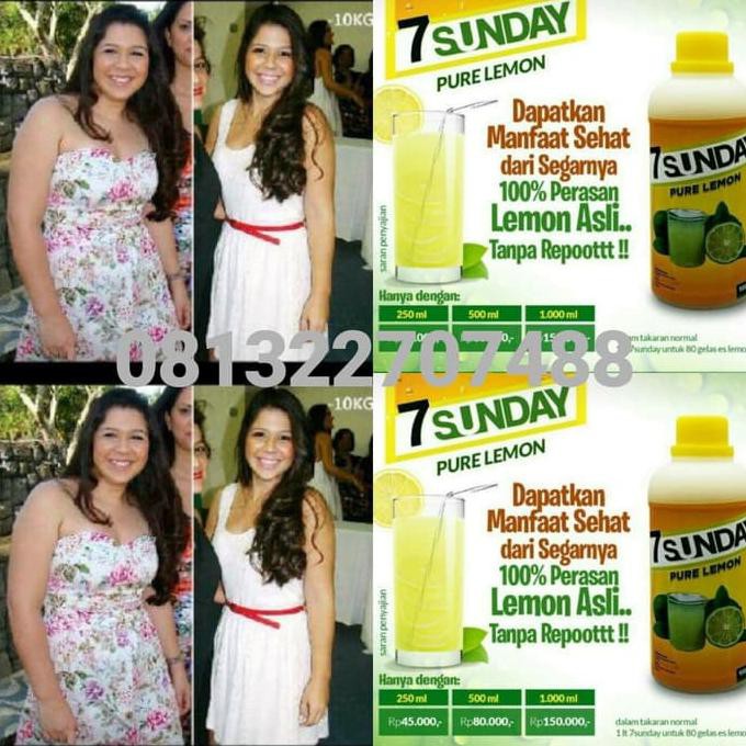 

Aseli Sari Lemon Asli / Minuman Diet Alami/ 7Sunday Sari Lemon High Limone It'S Work