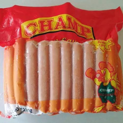 

Champ Sosis Ayam (1kg-40pcs)