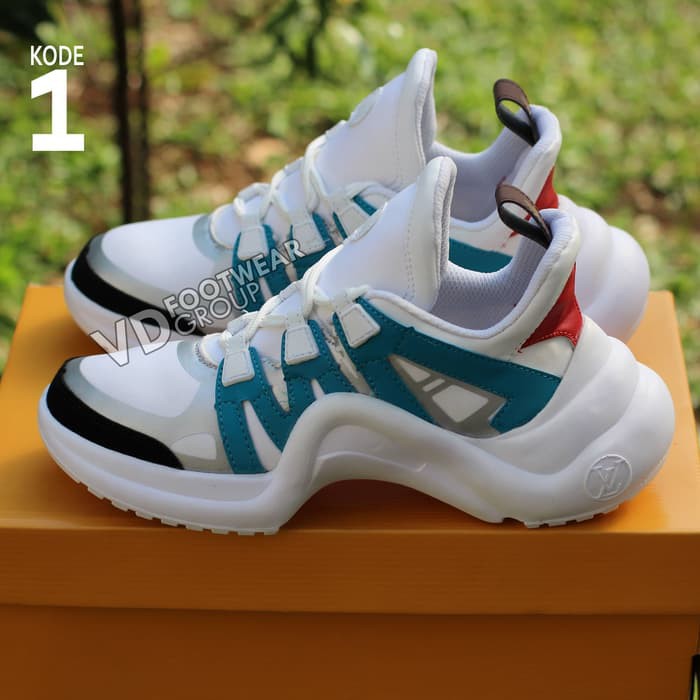 (T) TERLARIS BARU 2019 LOUIS VUITTON LV ARCHLIGHT SEPATU KETS CEWEK SNEAKERS WANITA