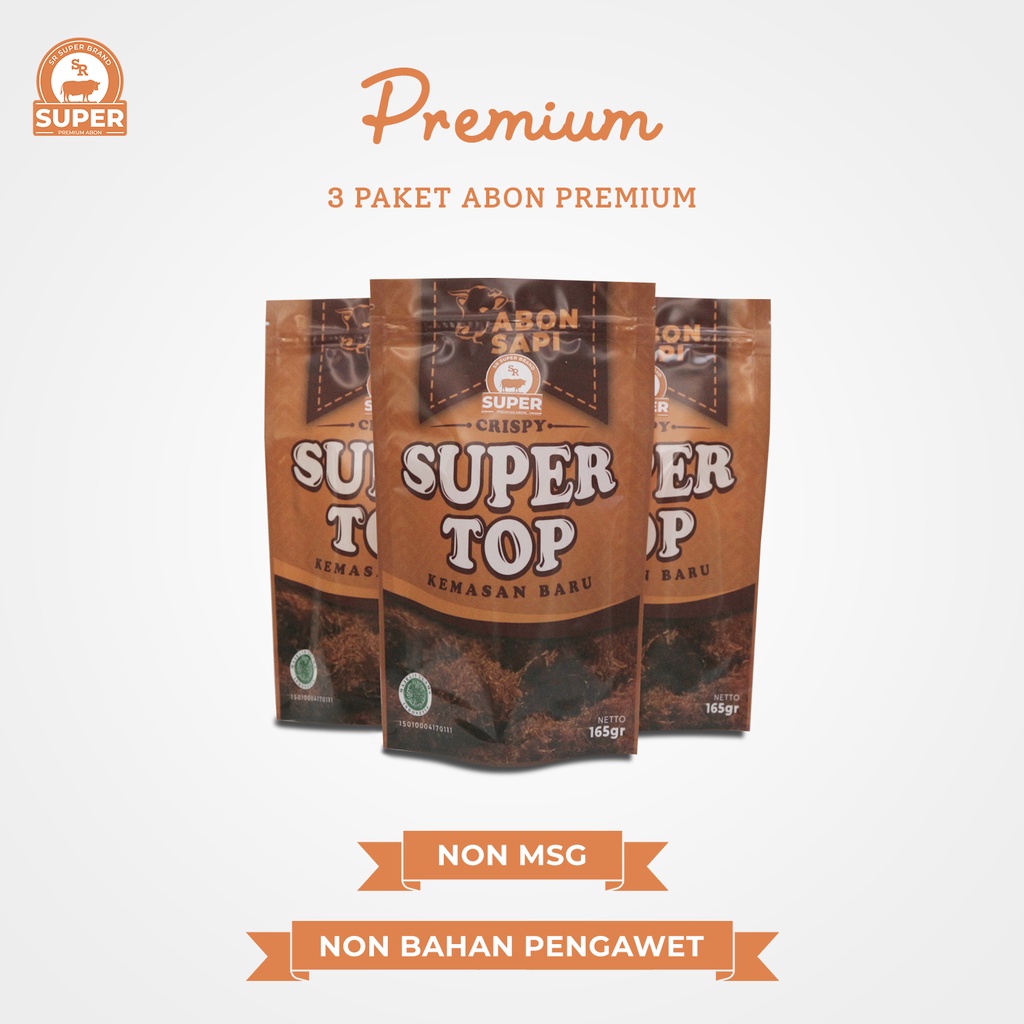 

3PC ABON SR SUPER TOP CRISPY PREMIUM 165 GRAM