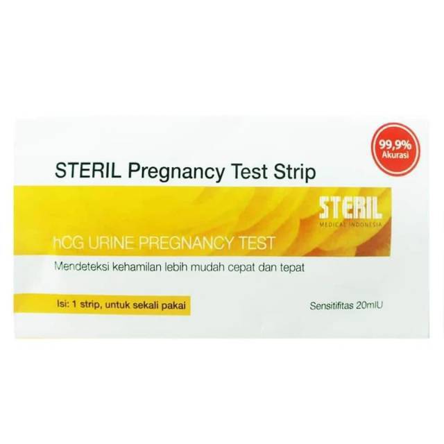 Test kehamilan Steril Strip - Tes HCG Pregnancy STERIL Akurat / Test Hamil Steril