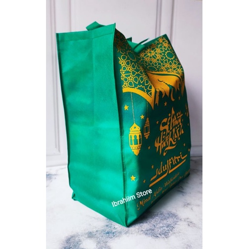 (ISI 12PCS / JUMBO) GOODIE BAG LEBARAN JUMBO TAS PARSEL LEBARAN IDUL FITRI JUMBO TEBAL UKURAN 35x45x15 cm / TAS PARSEL LEBARAN IDUL FITRI MURAH / TAS PARSEL LEBARAN MURAH