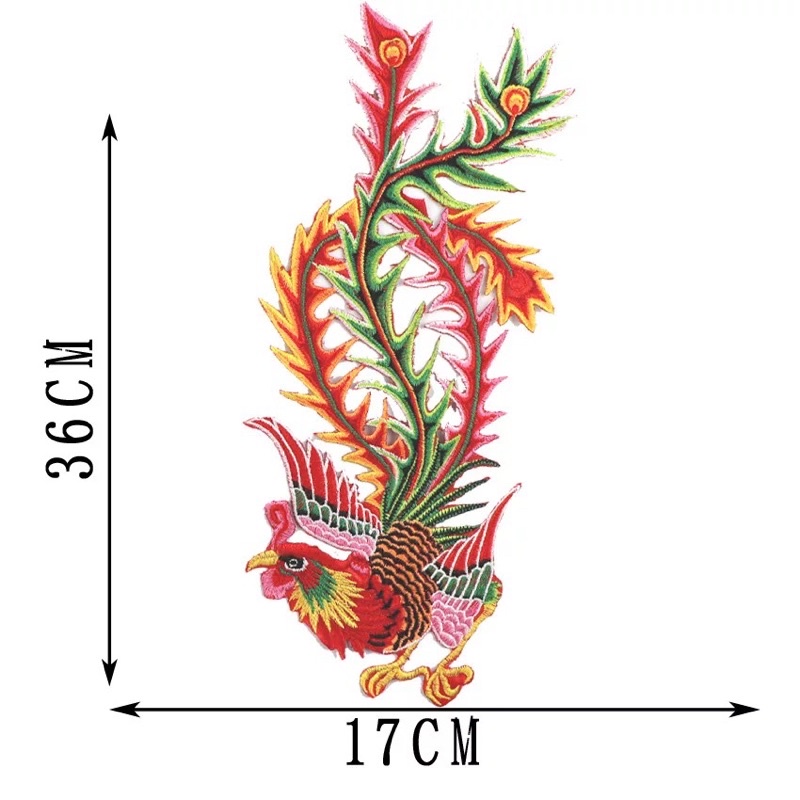 Aplikasi Bordir Iron Chicken Phoenix, Impor Premium