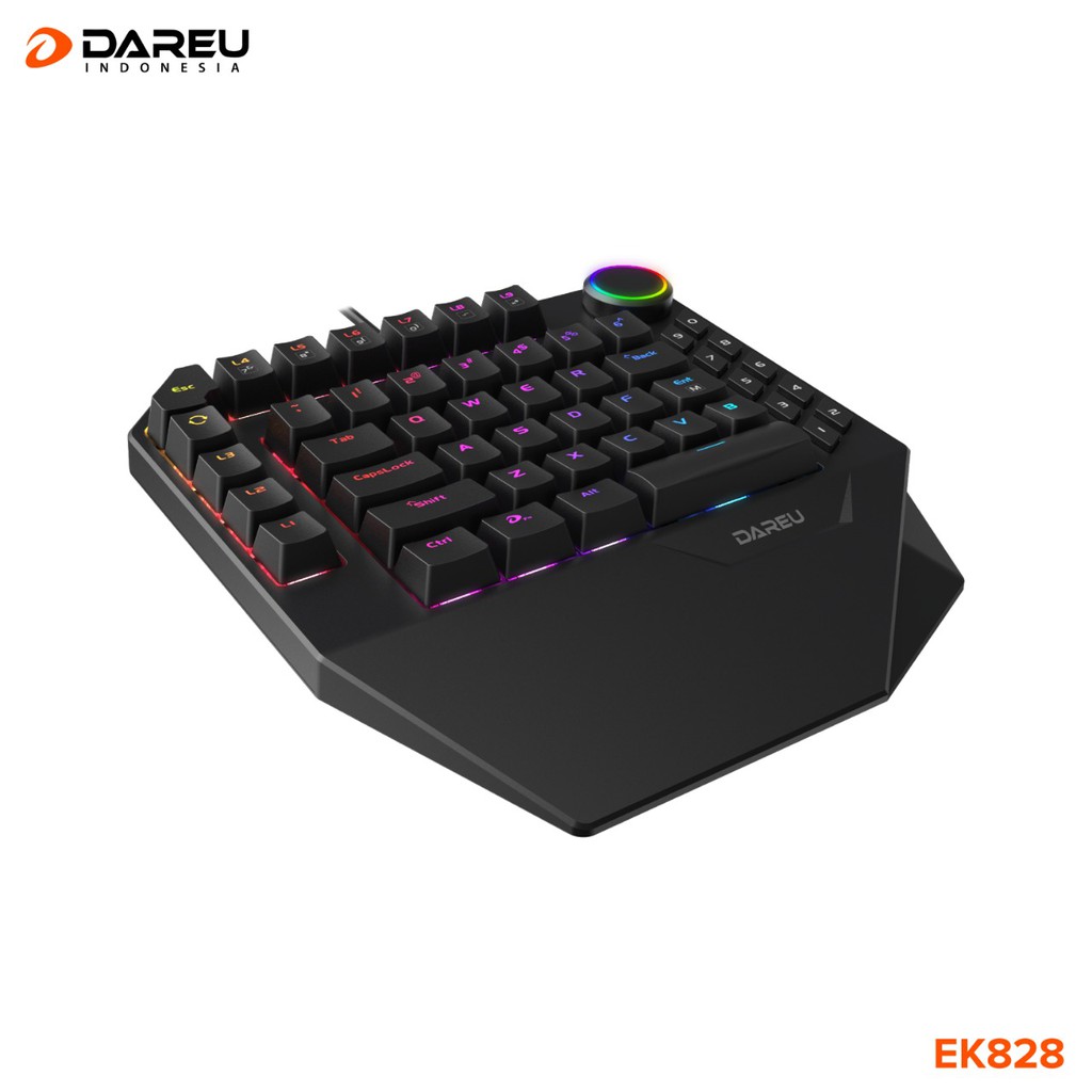 Dareu EK828 / Dareu EK-828 / Dareu EK 828 One Hand Keyboard Gaming