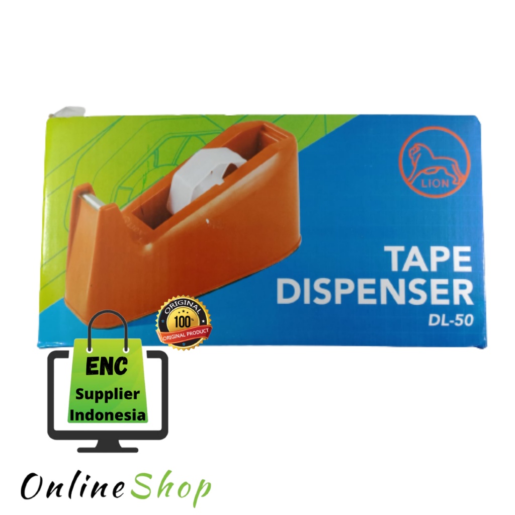

LION 1 buah tape dispenser LION DL-50 per pcs - enc.sup