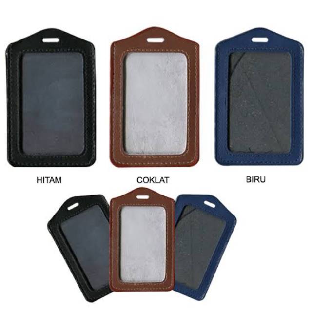 

Tempat ID Card Kulit / ID Card Holder Kulit Sintetis