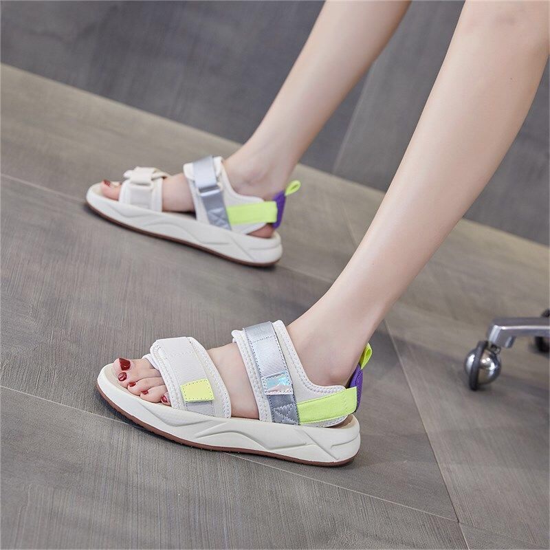 CUCI GUDANG TOPGROSIR TG1563 Sandal Gunung Wanita Import Bahan Kanvas / Sandal Tali Import