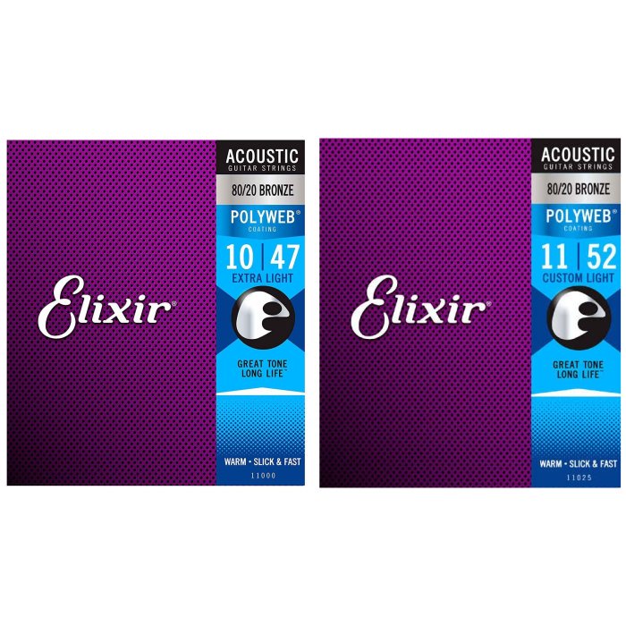 Senar String Gitar Akustik Elixir Polyweb