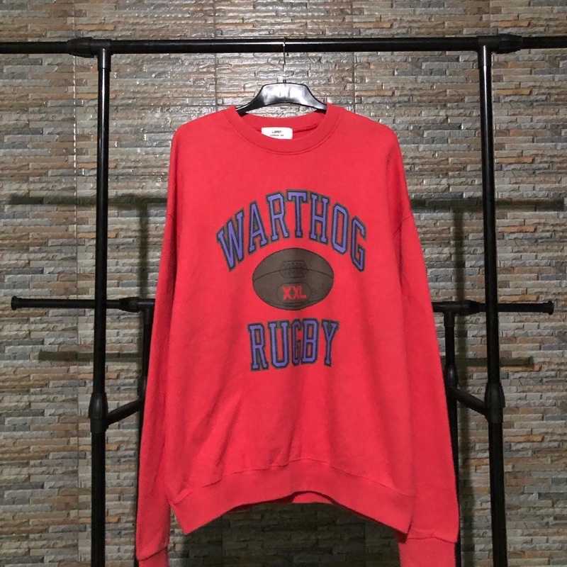 CREWNECK ATHLETIC WARTHOG RUGBY SECOND BRANDED