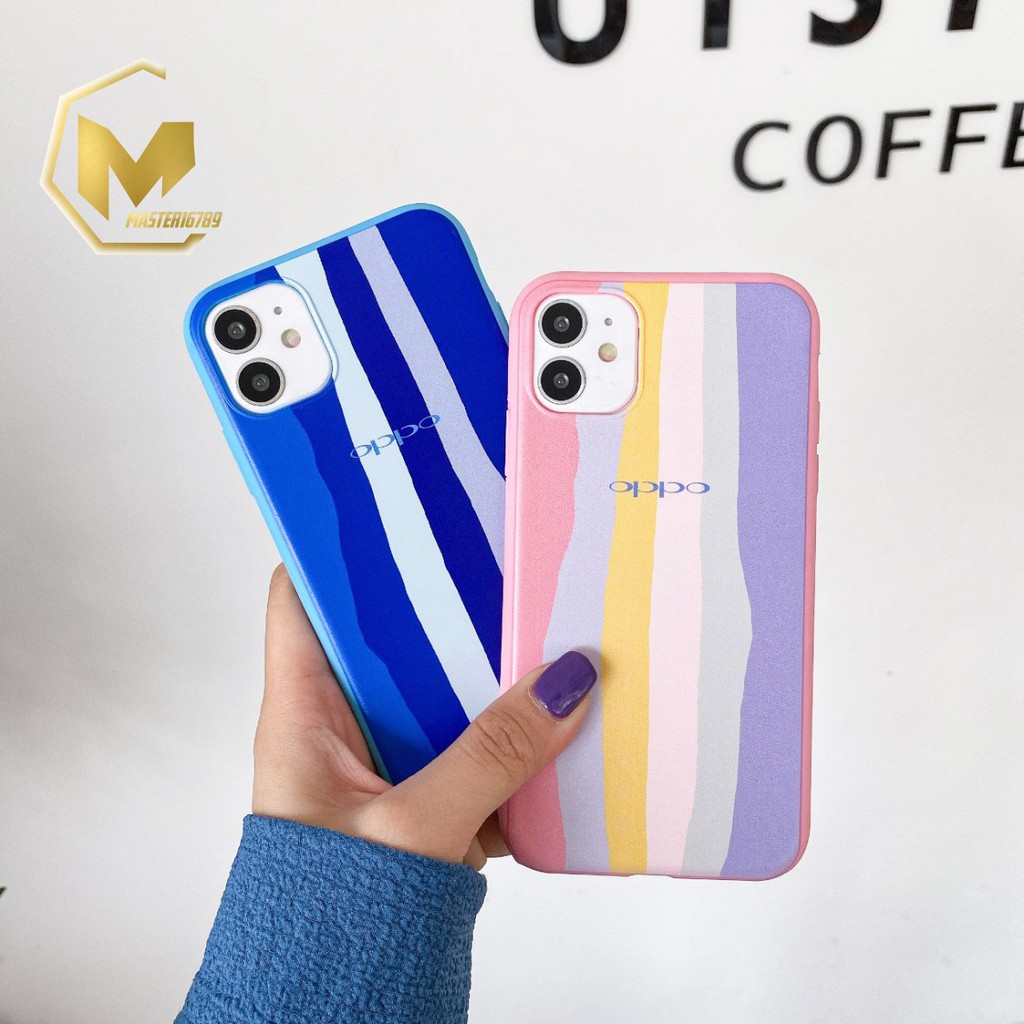 SS046 CASE RAINBOW OPPO A36 A76 9I A9 A5 A15 A15S A52 A92 A53 A33 2020 RENO 4 4F 5F A94 A16 A54 A55 A74 A95 MA782