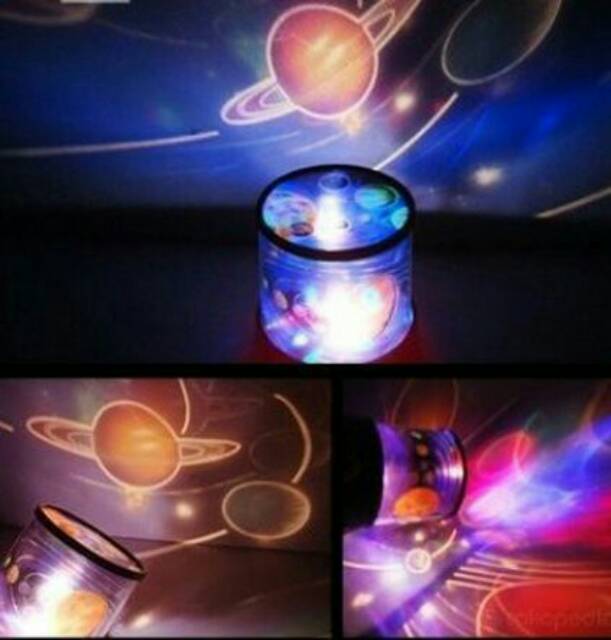 Lampu Proyektor Star Master Music Karakter Doraemon, Bulan Bintang, Planet, Ikan, Hello Kitty, Love