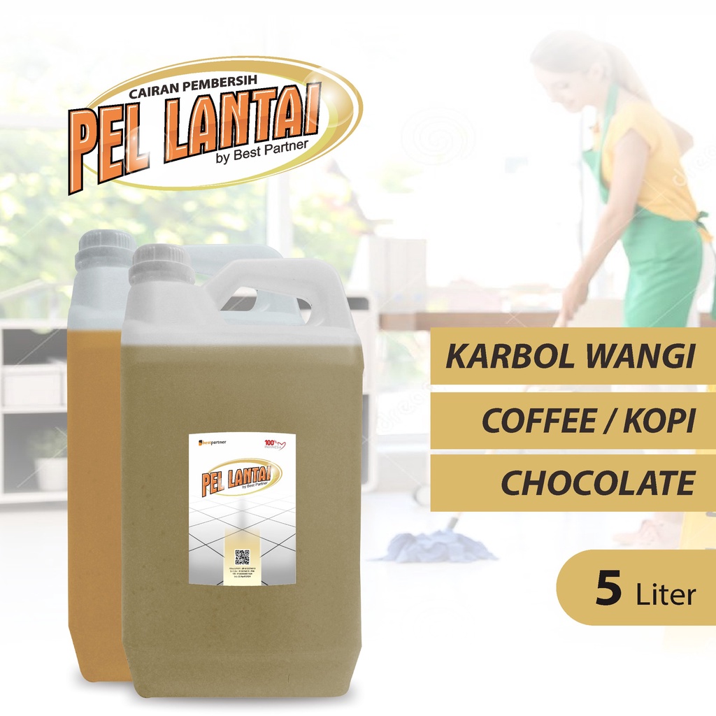 Pembersih Lantai Super Pel Wangi 5 Liter / Cairan Pembersih Lantai Aroma Wangi 5 Liter Jerigen