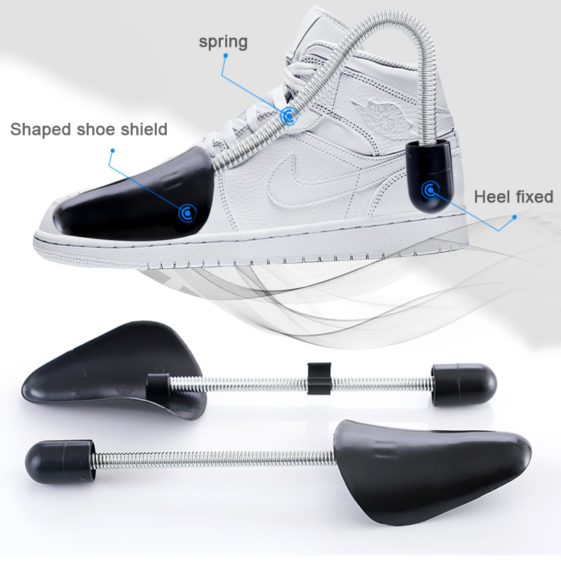 1 pasang Spring Shoe Tree Untuk Sepatu Pria dan Wanita, Plastic Stretcher  Shoes Shaper Expander