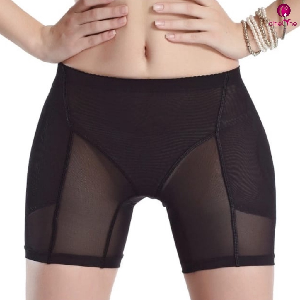 Short Chelyne Korset Pantat Busa Highwaist V8992 - Polos