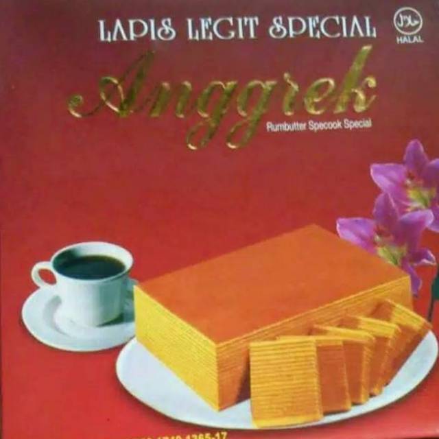 

Lapis Legit Anggrek halal lezat nikmat teman nge teh dan minum kopi