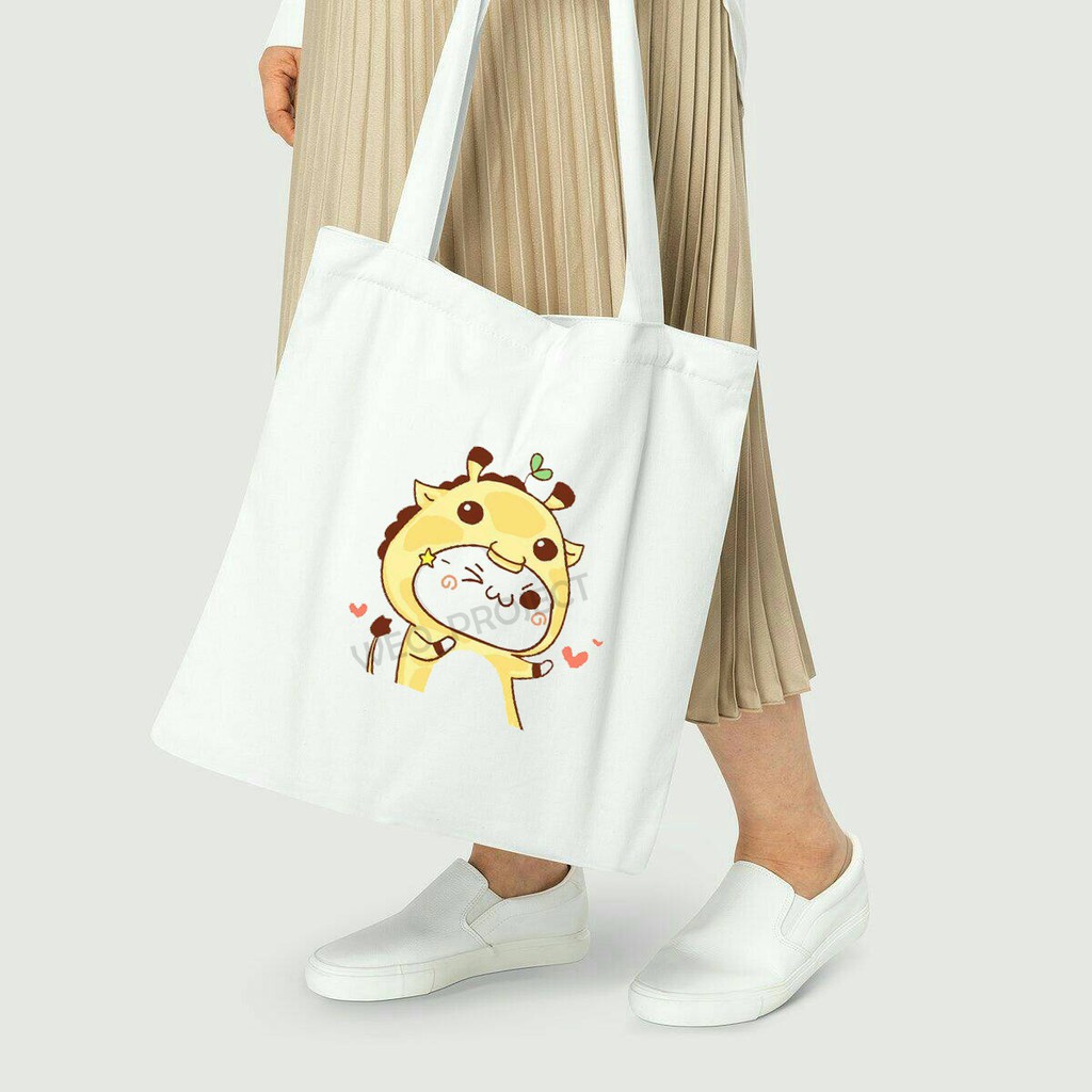 TOTE BAG KANVAS / TOTE BAG WANITA / TOTE BAG BOBA