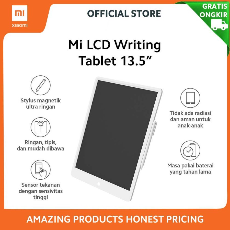 Writing Tablet | Xiaomi LCD Writing Tablet 13.5'' Pen Tablet Magnetik H09