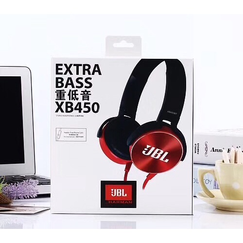 Headphone Wired Branded XB 450 / Headset Bando Bass XB450