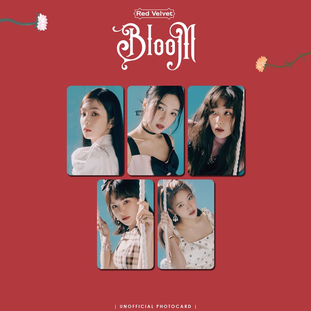 Unofficial Photocard RED VELVET BLOOM