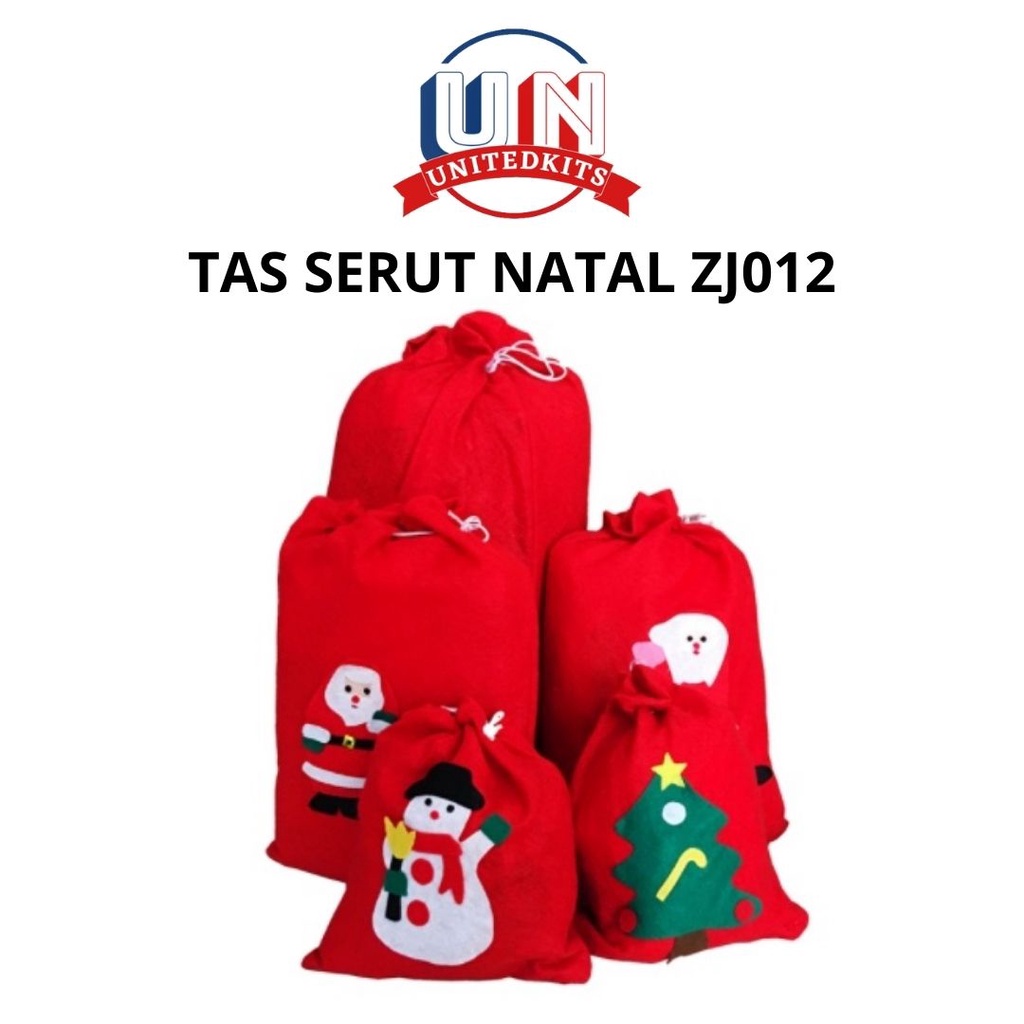 

KANTONG NATAL TAS NATAL HIASAN DEKORASI NATAL-KANTONG SERUT HSN-101