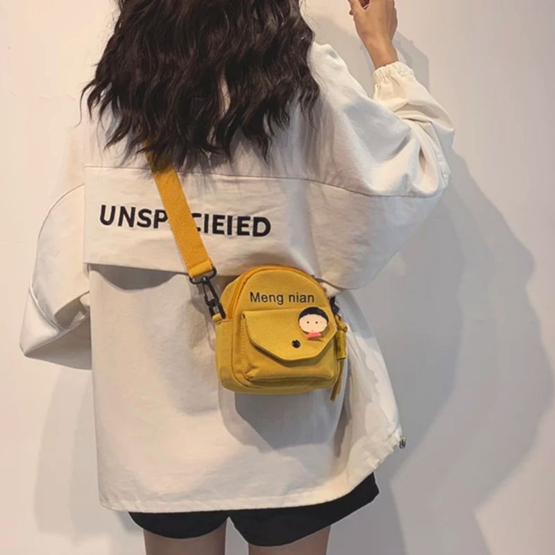 N_B_S / MENGNIAN Tas slempang Wanita Tas Selempang Mini Tas Selempang lucu