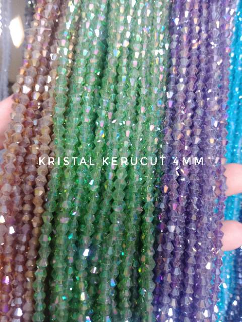 Kristal  kerucut 4mm