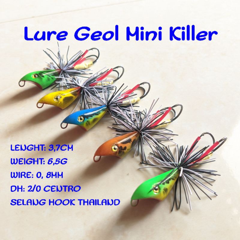 Geol Mini Killer Umpan Casting Ikan Gabus & Toman [Handmade]