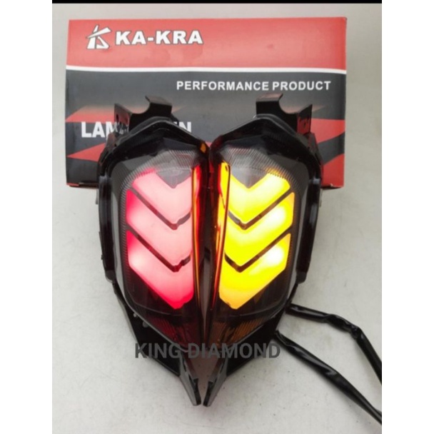 Lampu sen Depan Nmax New 2020-2021 Merk KA-KRA  senja biru - sen kuning