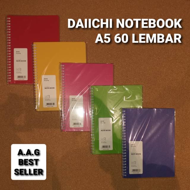 

DAIICHI NOTEBOOK A5 60 LEMBAR