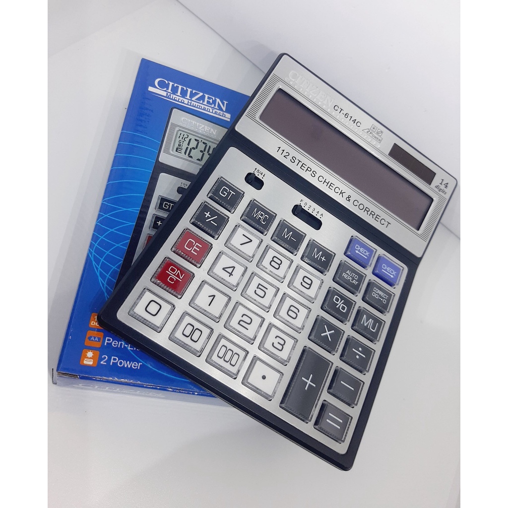 

KALKULATOR CITIZEN CT-614 / CALCULATOR CITIZEN 14 DIGIT