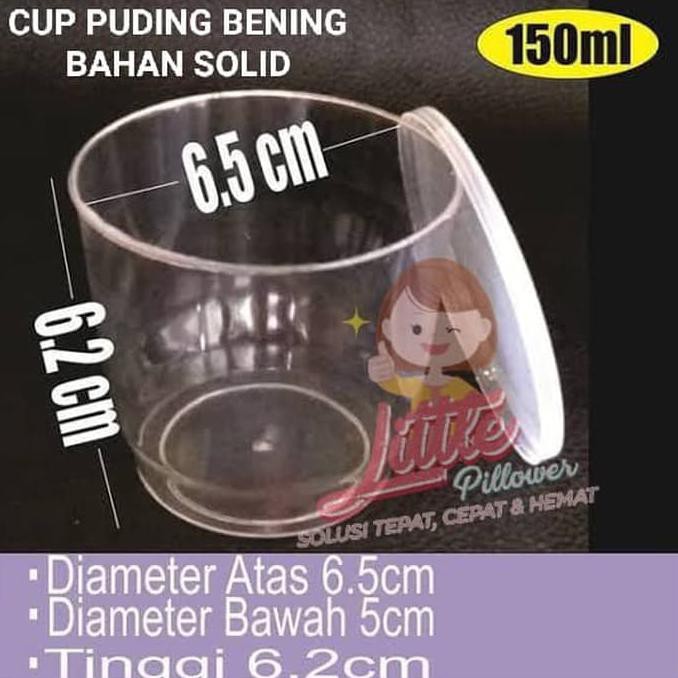CUP PUDING 150ML / CUP PUDING BENING / CUP PLASTIK / CUP SELAI LPO-778