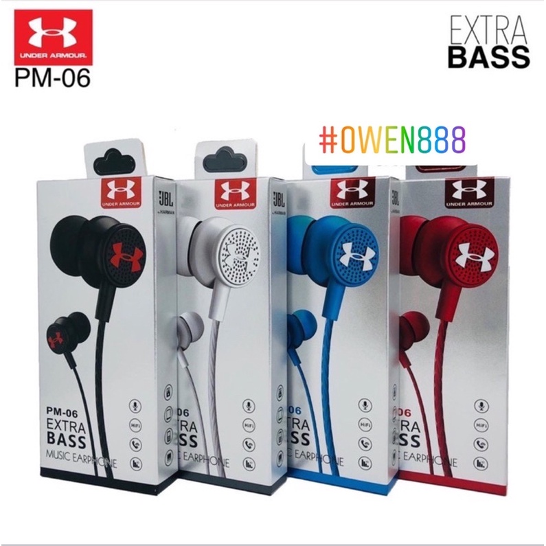 Headset Handsfree Earphone JBL PM-06 Xtra Bass PM06 JBL SUPER BASS STEREO
