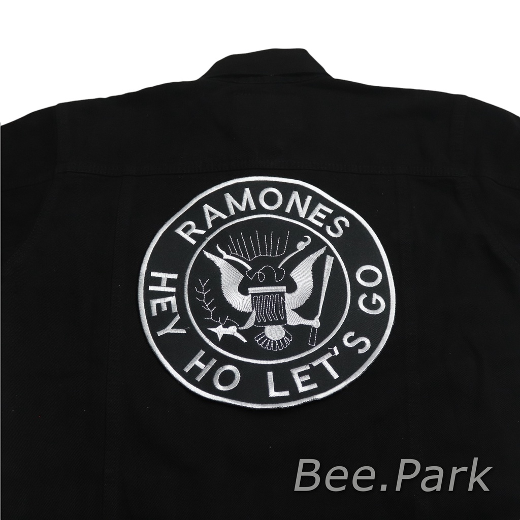 BACK PATCH BESAR PUNGGUNG EMBLEM RAMONES