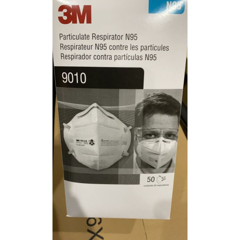 Masker N95 9010 3M USA isi 50pcs
