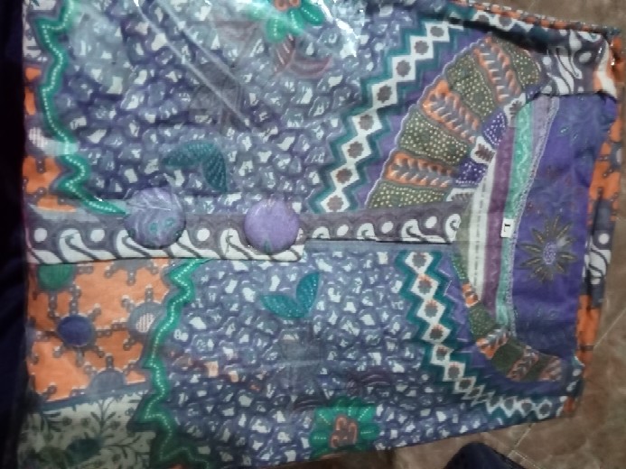 Tunik Batik Wanita Kancing Depan Baju Wanita Busui Jumbo