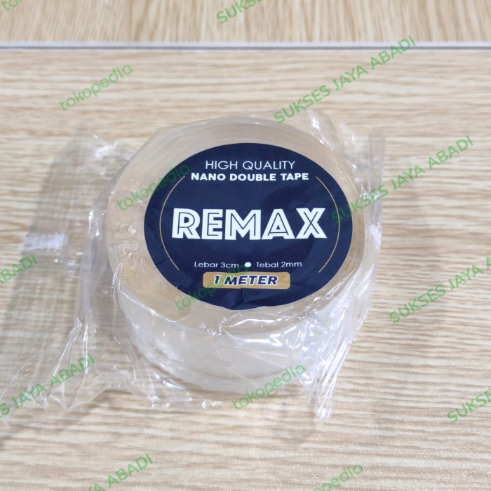

Unik Remax High Quality Nano Tape Nano Magic Double Tape 3Cm X 2Mm X 1Meter Terbatas