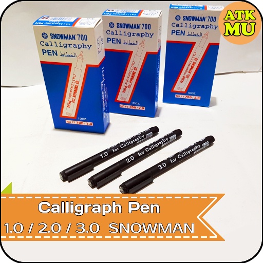 

Pulpen Kaligrafi Drawing Calligraphy Pen SNOWMAN 700