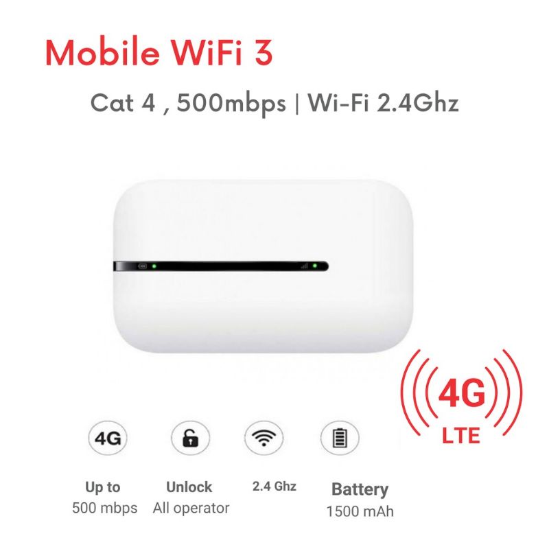 Modem Wifi 4G Huawei E5576 Unlock