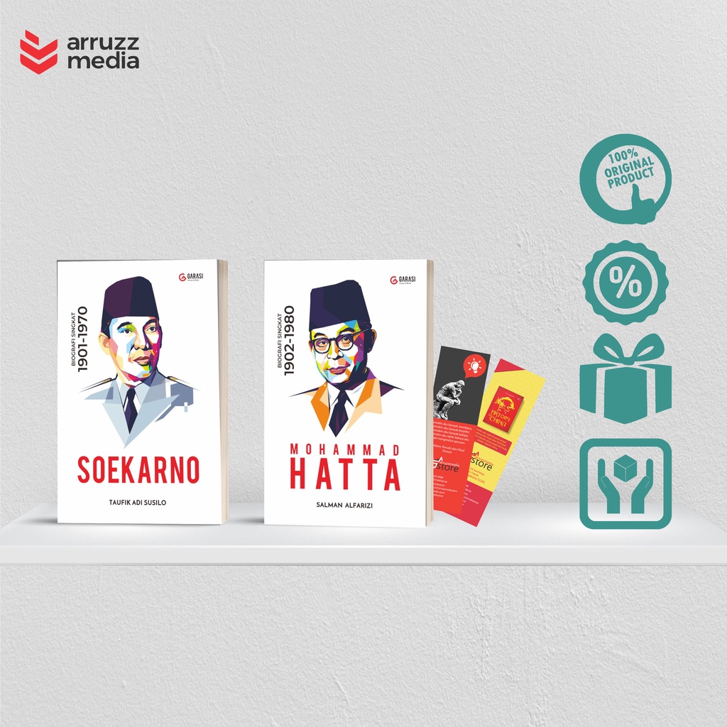 Jual Paket Buku Biografi Soekarno Dan Mohammad Hatta Shopee Indonesia 