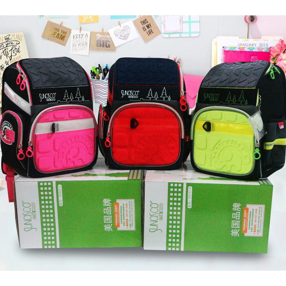 Tas Ransel Original Brand Suncisco Anak TK SD Import Murah Meriah Bagus