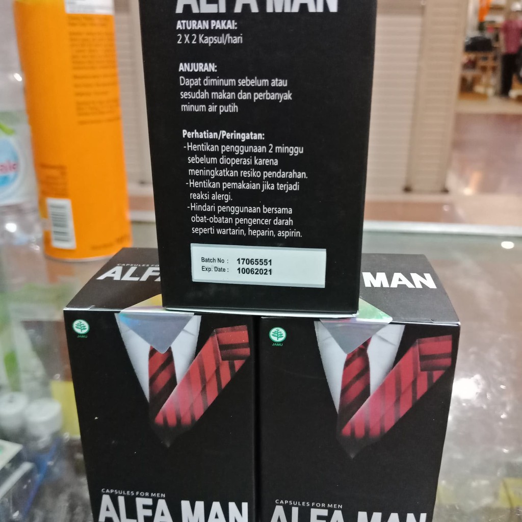 alfa man alfaman suplemen herbal pria