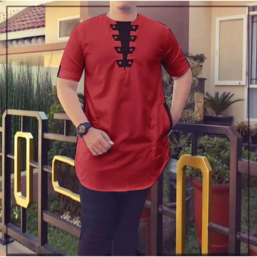 KOKO NOSI BAJU KOKOH PRIA MODEL SIMPLE SKODER