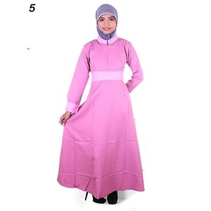 Gamis I Busana Muslim Wanita Gamis Syar'i Fahirah Pink - Balotelli