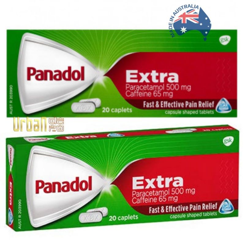 Panadol Extra Fast And Effective Pain Relief 20 Caplets Shopee Indonesia