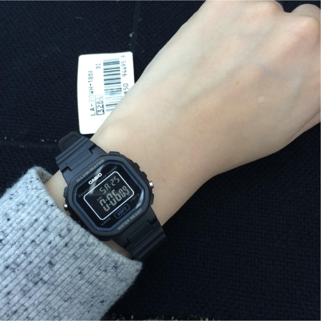 Casio Original LA20WH-1A/ LA-20WH-1B 2A 4A 4A1 Jam Tangan Wanita Digital Karet