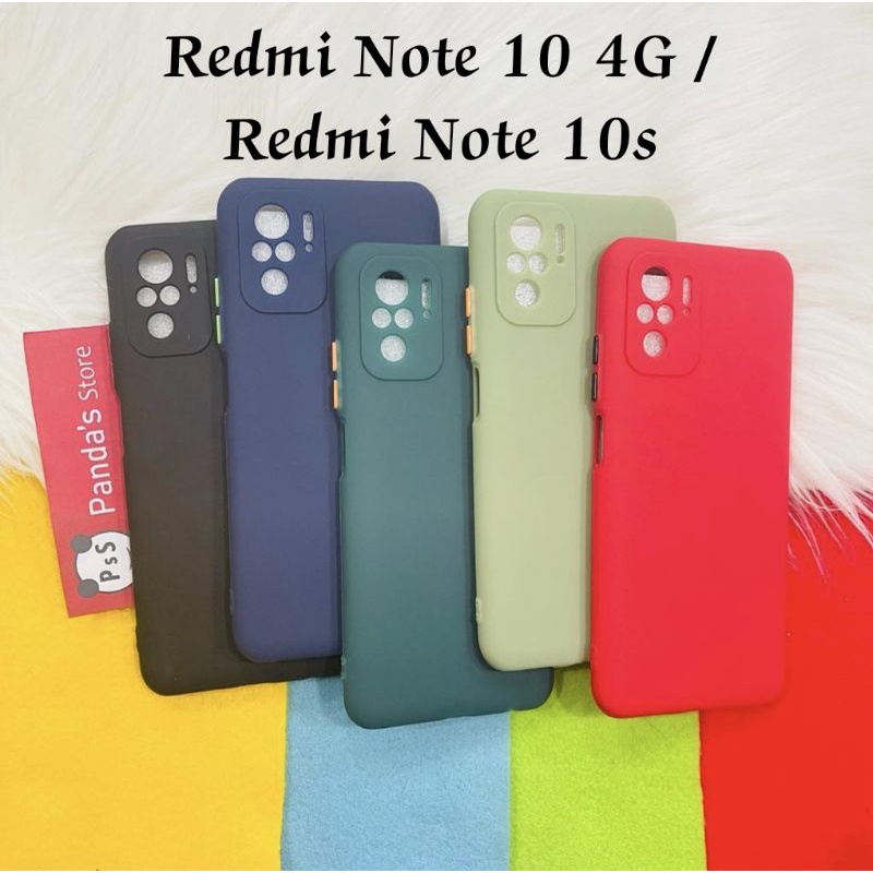 Case Redmi Note 10 4G, Redmi Note 10s Babycase + Pelindung Kamera, Makaron Full Color (PsS)